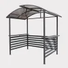 Hot BBQ Panalsol, Aluminium, Grey Pergolas