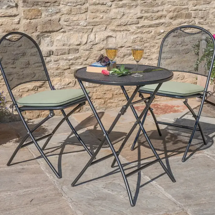 Online Café Roma Bistro Set 2 Seats | Metal