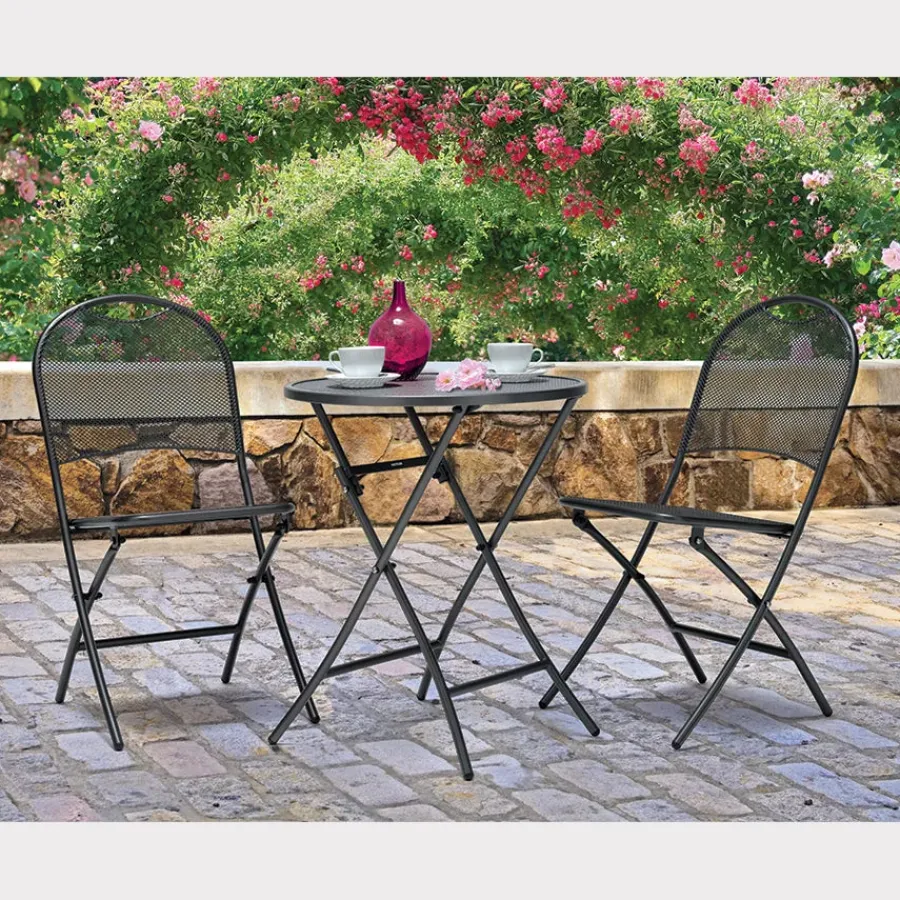 Online Café Roma Bistro Set 2 Seats | Metal