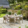 Best Cora 6 Seat Dining Set 6 Seats | Wood