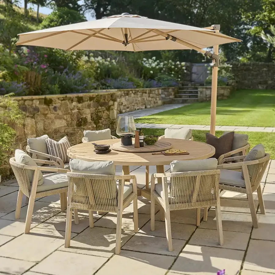 Outlet Cora 180cm Round Dining Table (8 seater) Wood | Dining Tables