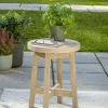 New Cora Round Side Table 40cm Wood | Side Tables