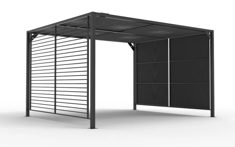 New Deluxe Panalsol® 3x3.5m Grey Pergolas