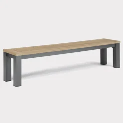 Clearance elba 6 Seat Dining Set with 3 Chairs and 1 Bench 6 Seats | Aluminium