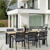 Sale elba Dining Set with 6 Chairs and Dining Table 6 Seats | Aluminium