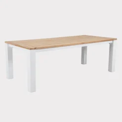 Clearance elba Dining Table 220x100cm Aluminium | Wood