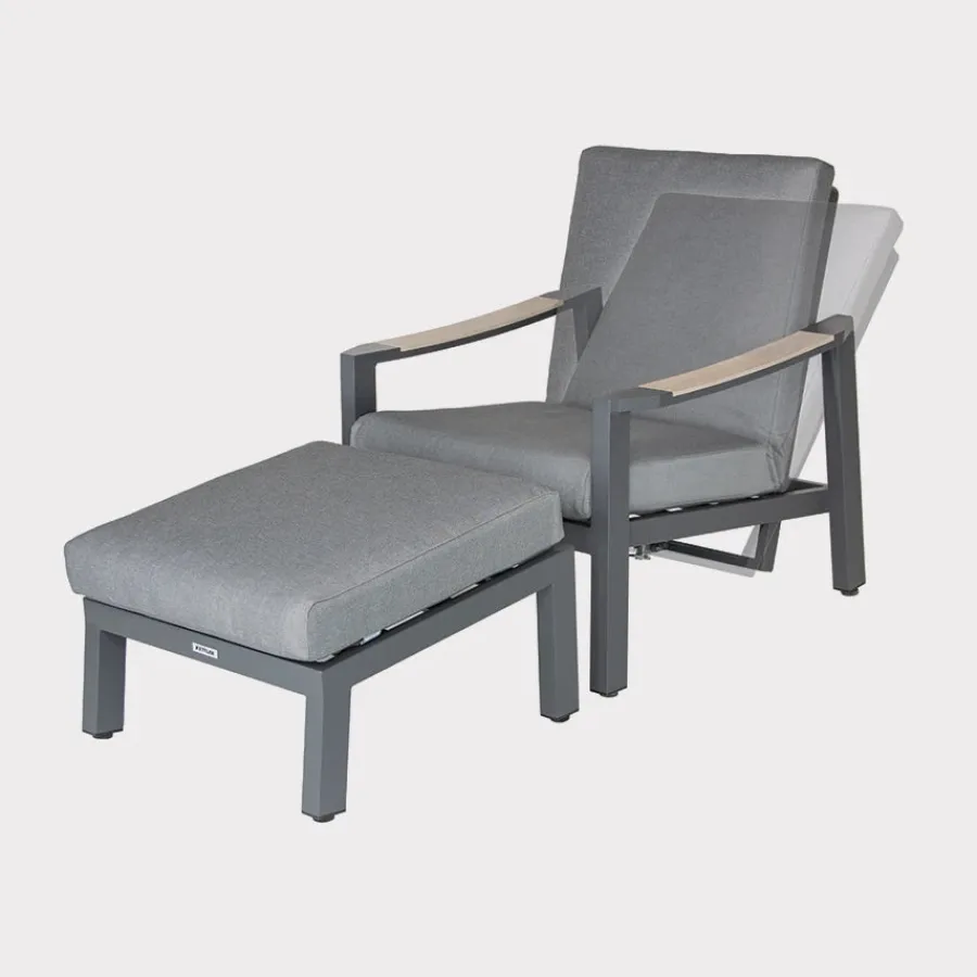 New elba Relaxer with Footstool Sun Loungers