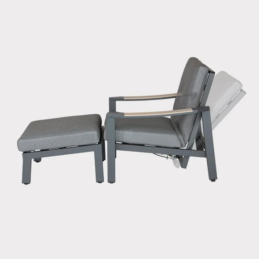 New elba Relaxer with Footstool Sun Loungers