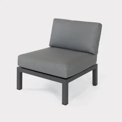 Outlet elba Side Chairs with Signature Square Coffee Table Aluminium