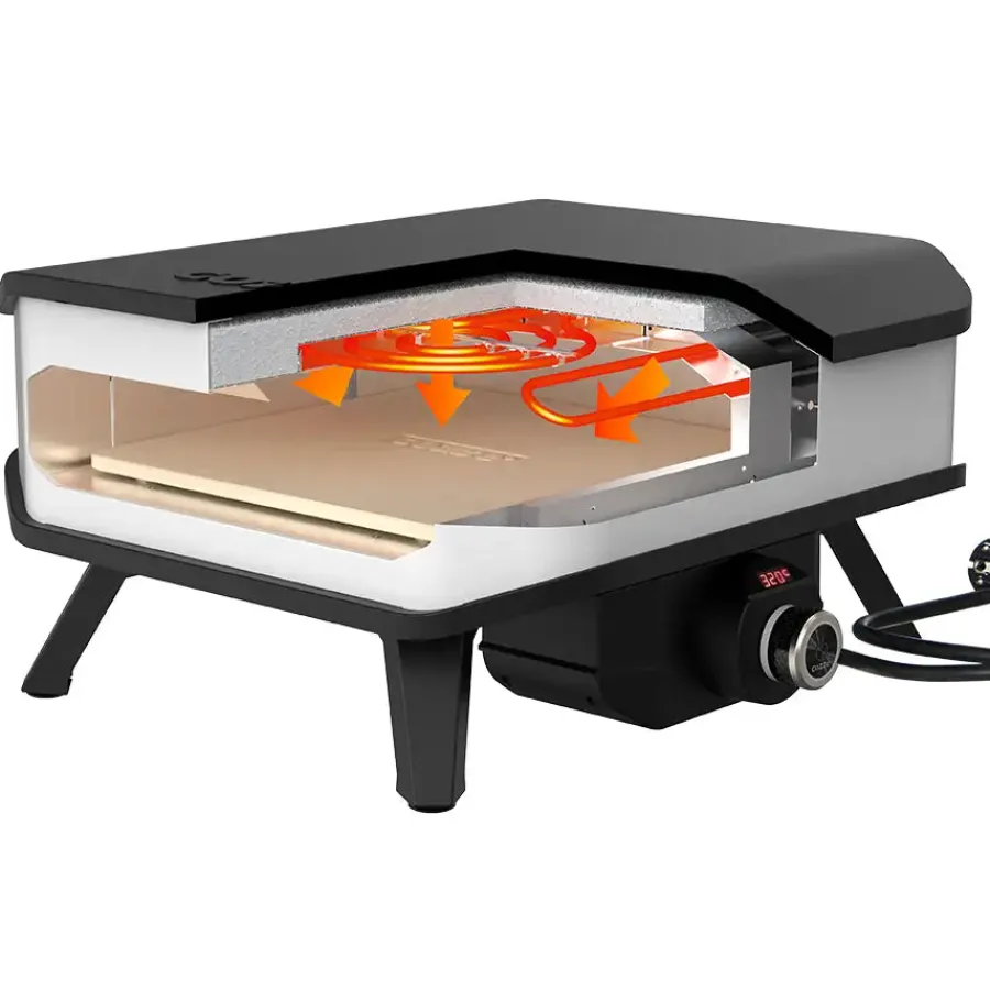 Fashion 13" Electric Pizza Oven with Pizza Stone and Door Pizza Ovens