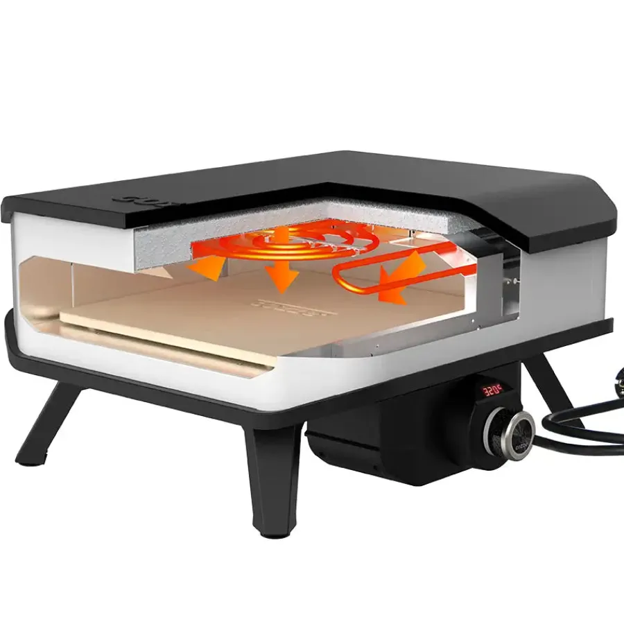 Best 17" Electric Pizza Oven with Pizza Stone and Door Pizza Ovens