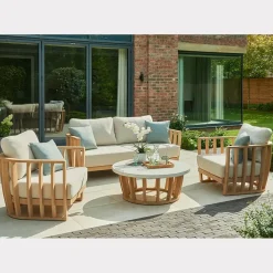 Outlet Fiji Lounge Set Wood | Lounge Sets