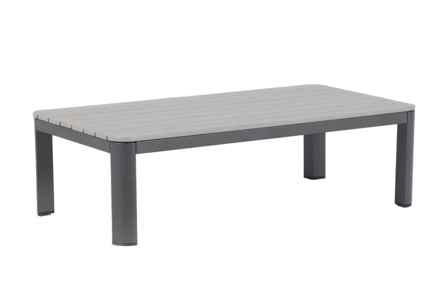 Clearance Gio 5 Seat Lounge Set with Coffee Table and Free Fire Pit Coffee Table Aluminium | Lounge Sets