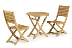 Outlet Hampton 2 Seat Wood Bistro Set Wood | Bistro Sets