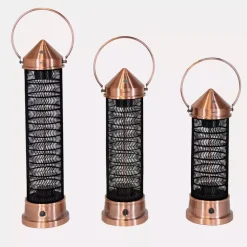 Clearance Kalos Copper Lantern Patio Heater 73cm - 84cm - 98cm Free Standing