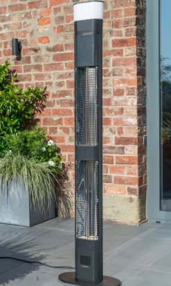 Sale Kalos Ibiza Floor Standing Garden Heater with LED and Wireless Speaker 170cm Free Standing | Speakers