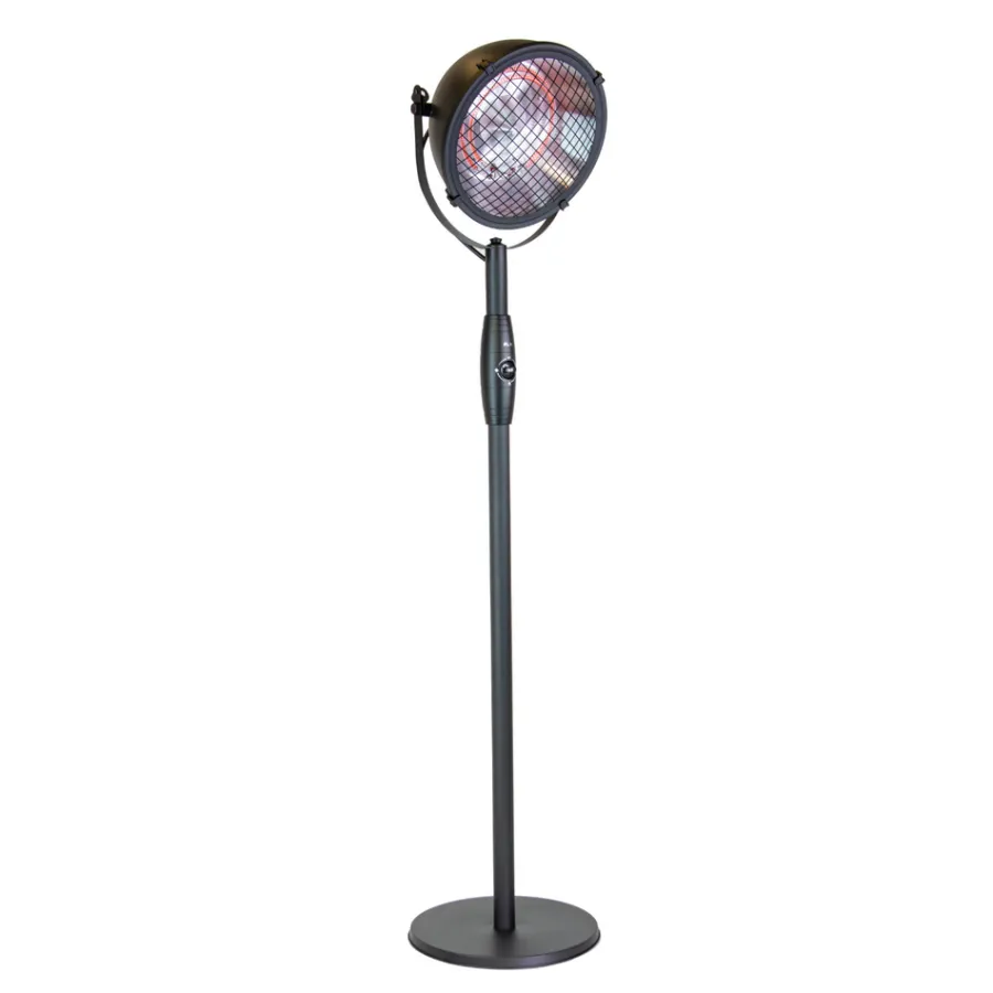 Online Kalos Industrial Style Electric Patio Heater – Free Standing Free Standing