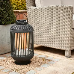 Fashion Kalos Oriental Style Electric Lantern Free Standing