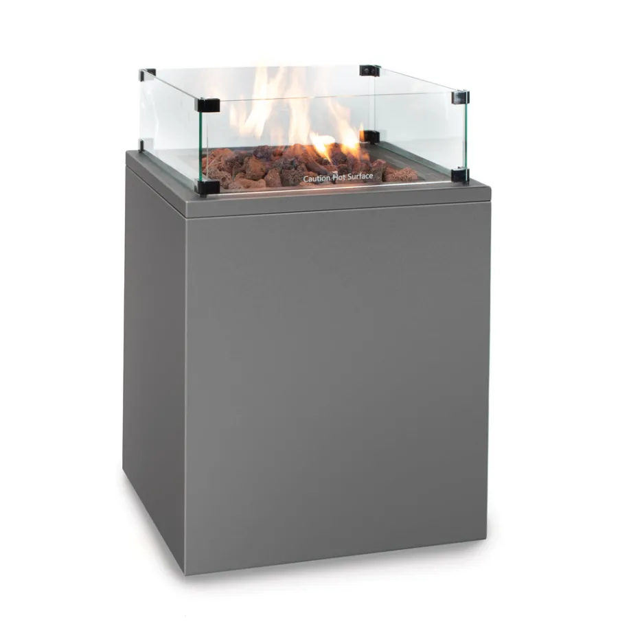 Clearance Kalos Universal Fire Pit (aluminium) – Square 52cm Bowls & Tables