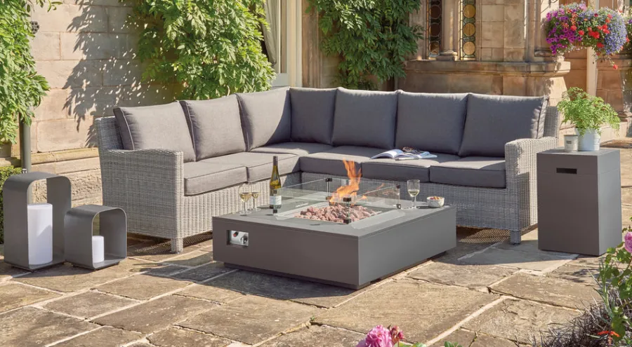 New Kalos Universal Fire Pit (aluminium) – Coffee Table 105cm Bowls & Tables | Coffee Tables
