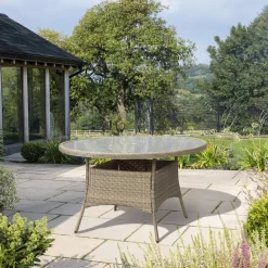 Fashion Charlbury 120cm Round Dining Table Tables | Rattan