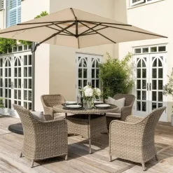 Fashion Charlbury 120cm Round Dining Table Tables | Rattan