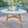 Best Kubu Dining Table 150cm round Terrazzo Top Dining Tables