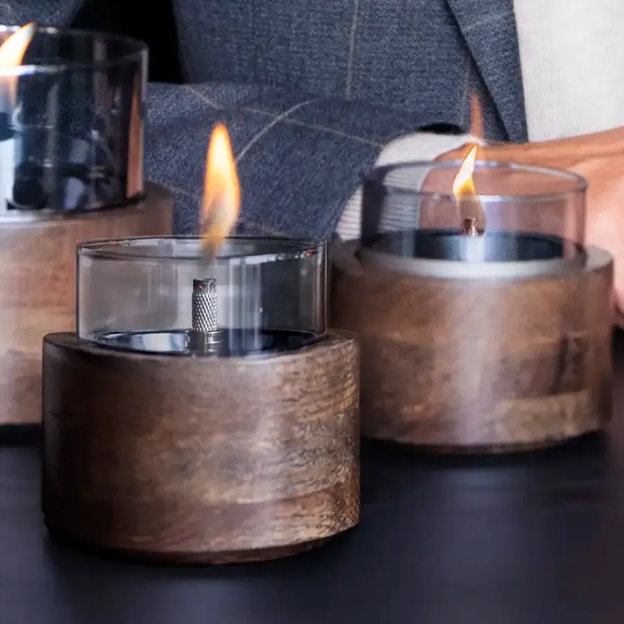Fashion Lotus 10 Wood Tabletops & Candles