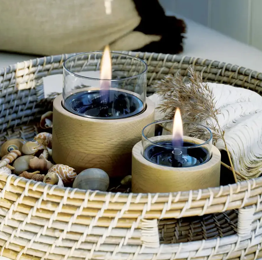 Online Lotus 12 Wood Tabletops & Candles