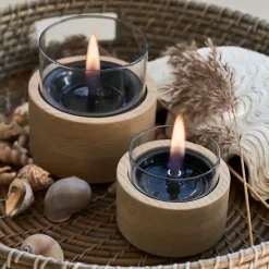 Fashion Lotus 10 Wood Tabletops & Candles