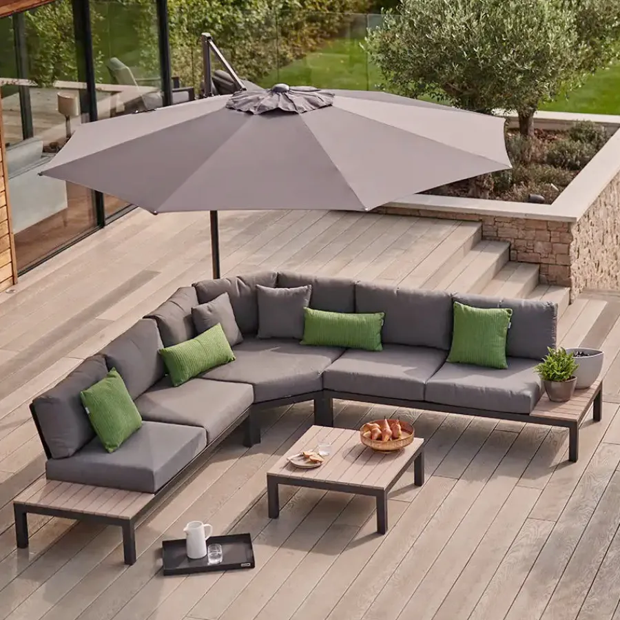 Best 3.0m Round Free Arm Parasol Parasols