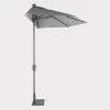 Fashion Menos ½ Balcony Parasol 2.7m with Base Parasols