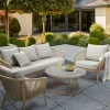 Fashion Messina 5 Seat Lounge Set Seating Sets | Aluminium