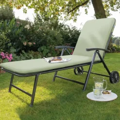 Discount Novero Sunlounger Metal | Sun Loungers