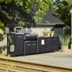 Fashion Outdoor Kitchen 2 Door Low Unit Outdoor Kitchens