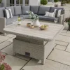 Discount Palma Grande High/Low Table with Alu Slat Top Tables | Dining Tables