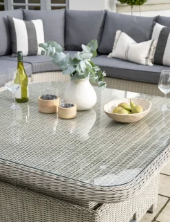 Discount Palma Grande High/Low Table with Glass Top Tables | Dining Tables