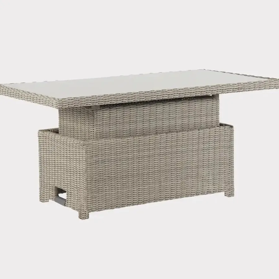 Hot Palma High/Low Table with Glass Top Tables | Dining Tables