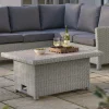 Hot Palma Mini High/Low Table with Alu Slat Top Tables | Dining Tables