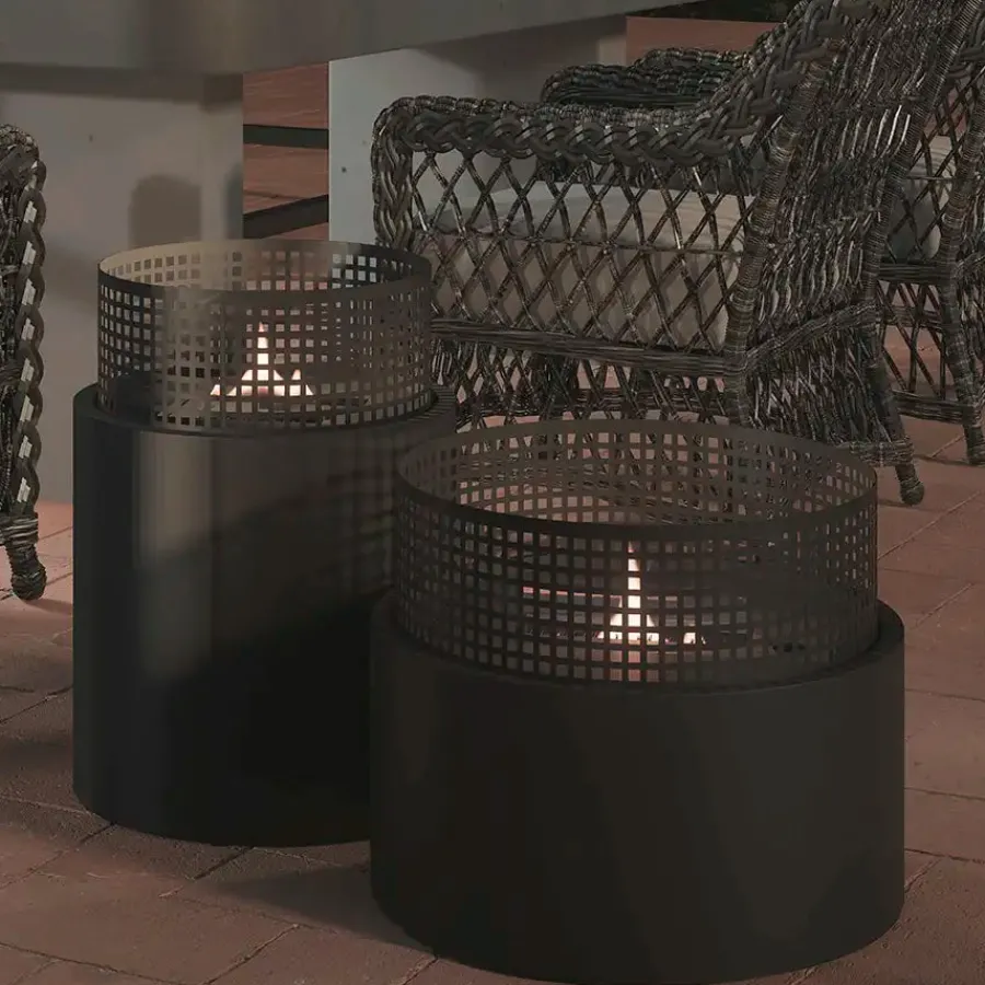 Outlet Plettenberg Black Bowls & Tables