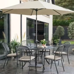 Online Round Mesh Table 135cm Metal | Dining Tables