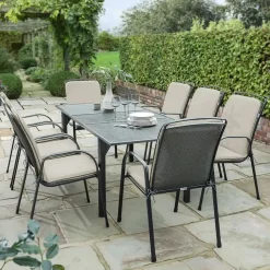 New Savita Armchair, Iron Grey Metal | Chairs