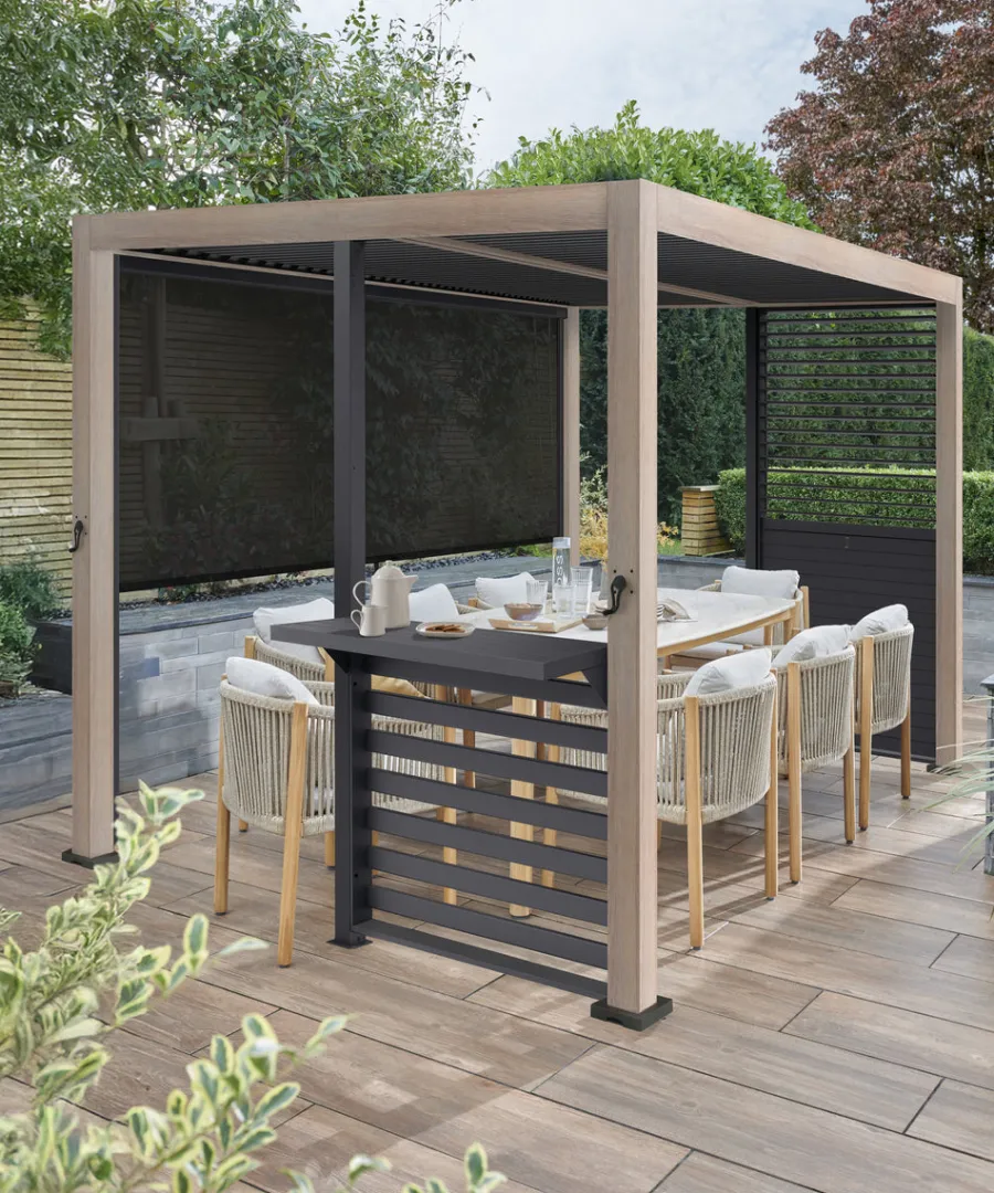 Online Signature Pergola Bar Grey 150cm Pergolas