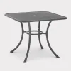 Outlet Square Mesh Table 90x90cm Metal | Dining Tables