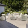 Fashion Sundown 5 Seat Lounge Set in Wicker Seating Sets | Lounge Sets