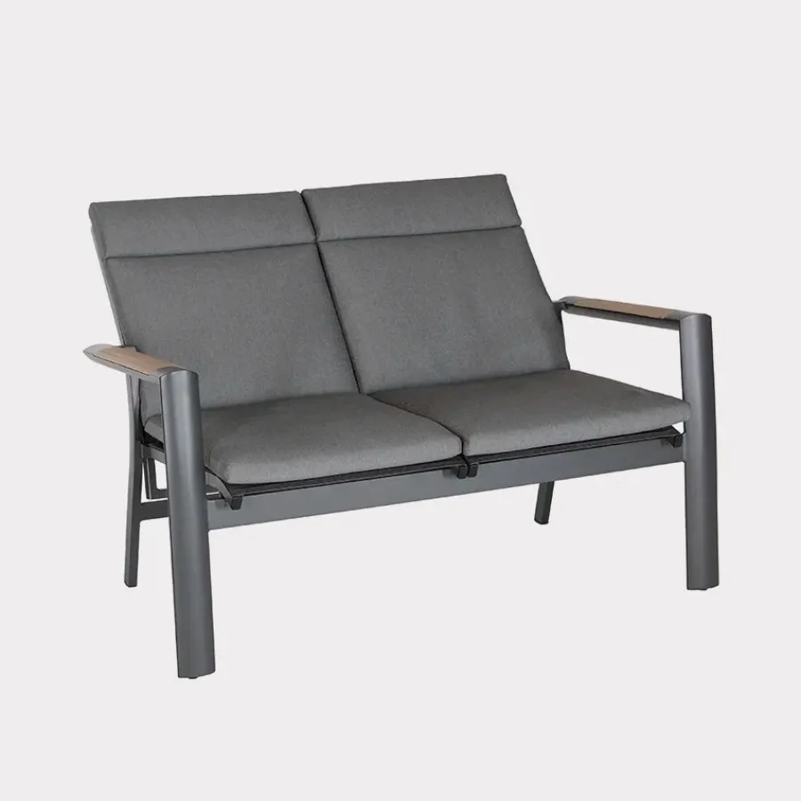 Online Surf Active 2 Seat Sofa with Cushion 2 Seats | Aluminium