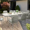 New Toulon Dining Set with Extending Table 8 Seats | Aluminium