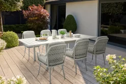 New Toulon Dining Set with Extending Table 8 Seats | Aluminium