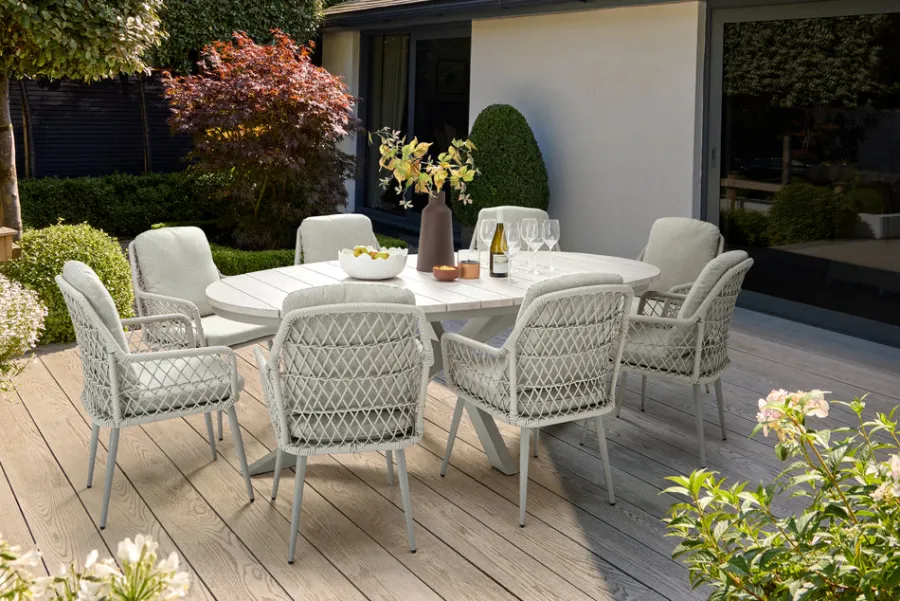 Online Toulon 8-Seat Dining Set 8 Seats | Aluminium
