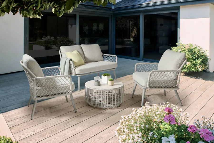 New Toulon 4-Seat Lounge Set 4 Seats | Aluminium